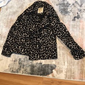 Leopard winter jacket